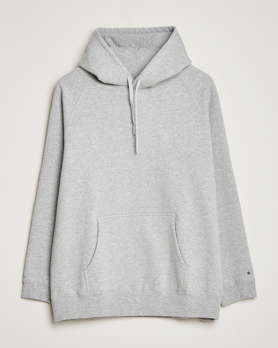 Herre | Gensere | Snow Peak | Recycled Cotton Hoodie Medium Grey