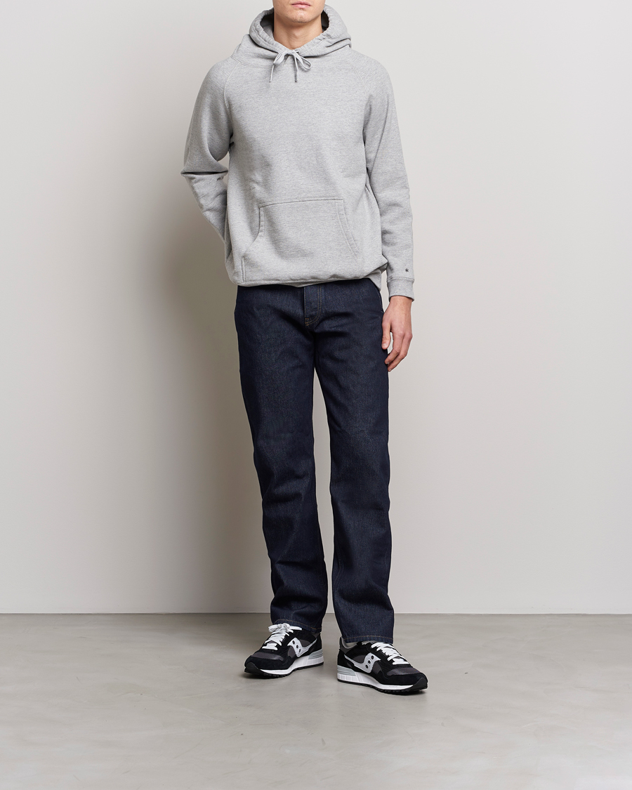 Herre | Gensere | Snow Peak | Recycled Cotton Hoodie Medium Grey