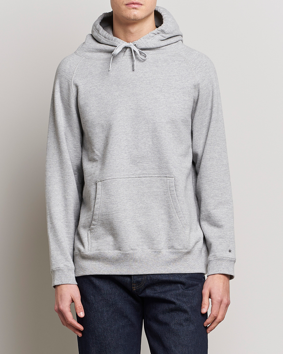Herre | Gensere | Snow Peak | Recycled Cotton Hoodie Medium Grey