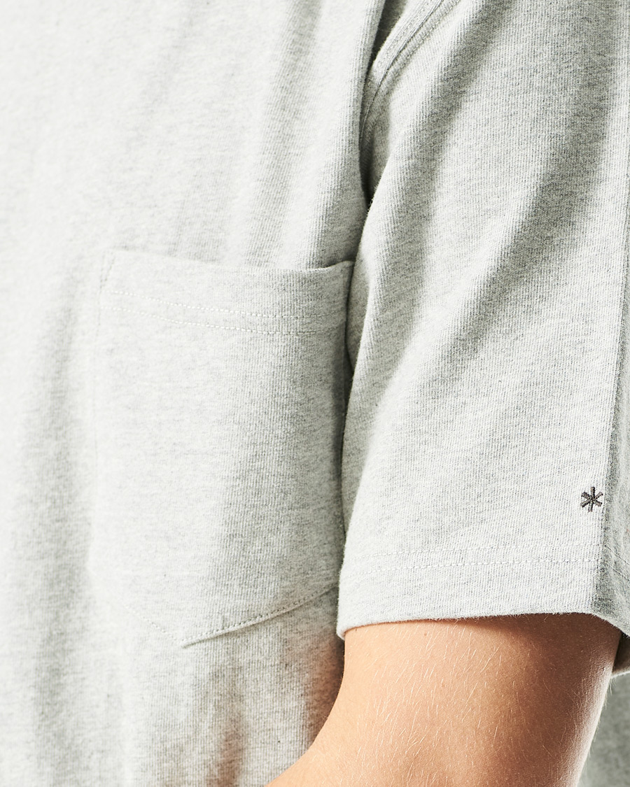 Herre | T-Shirts | Snow Peak | Recycled Cotton T-Shirt Medium Grey