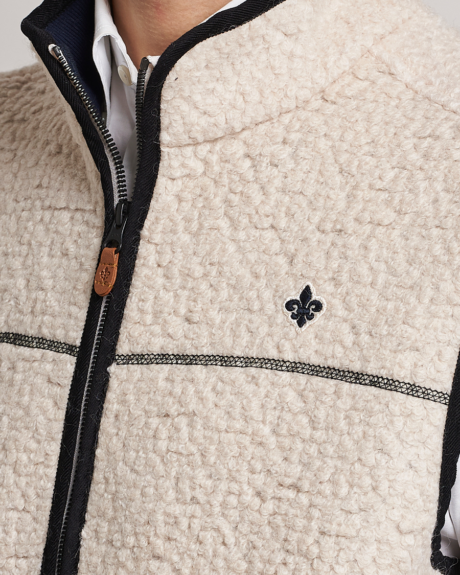 Herre | Vester | Morris | Whitfield Pile Vest White