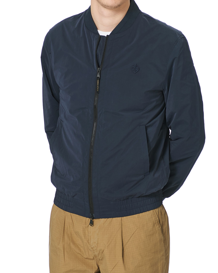 Herre | Jakker | Morris | Nicolas Nylon Bomber Jacket Old Blue