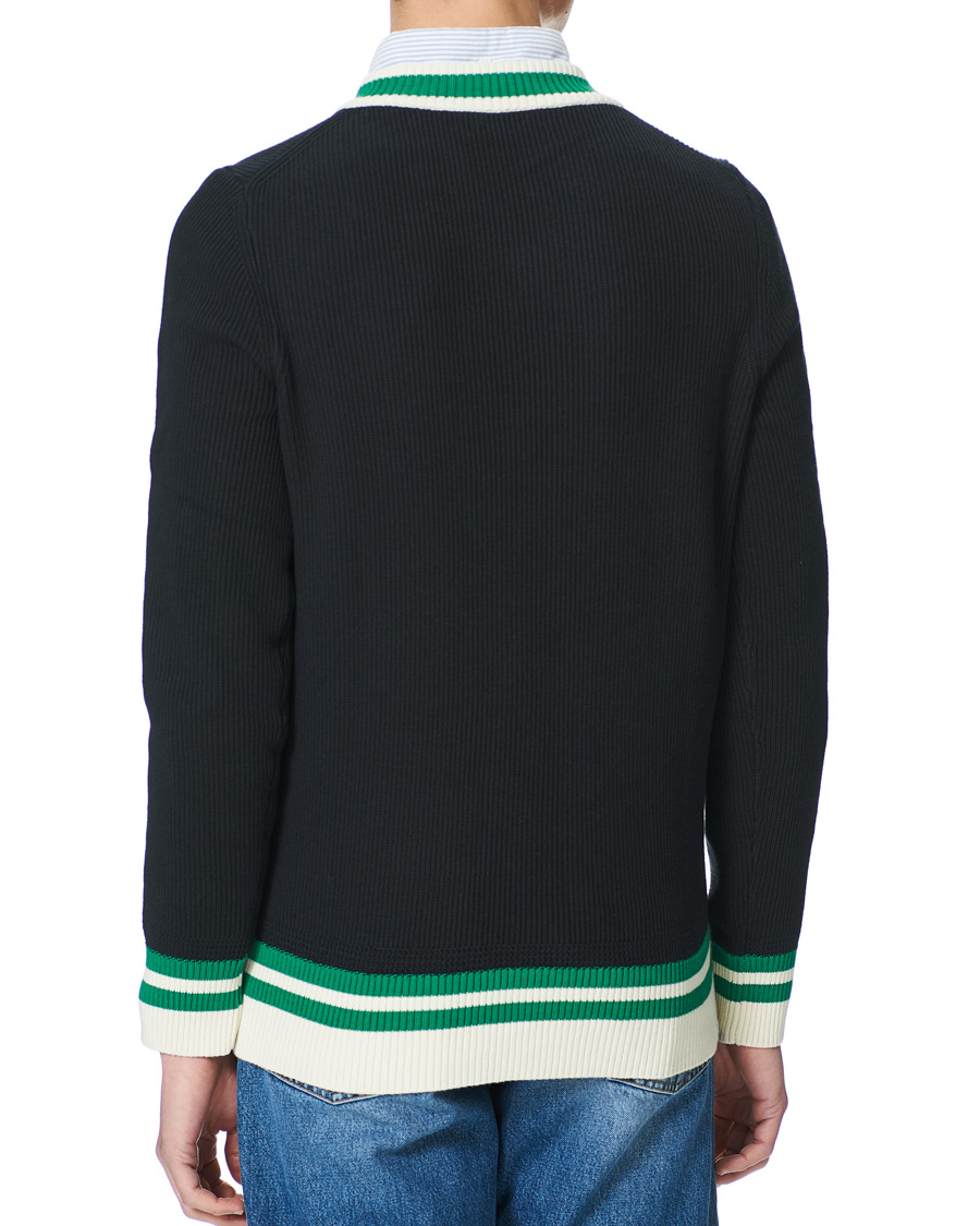 Herre | Gensere | Morris | Willoughby V-Neck Cricket Sweater Navy