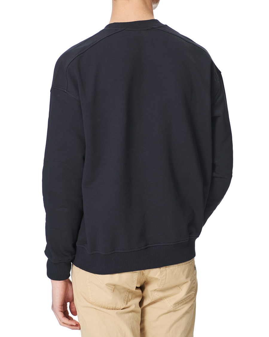 Herre | Gensere | Morris | Buxton Logo Sweatshirt Navy