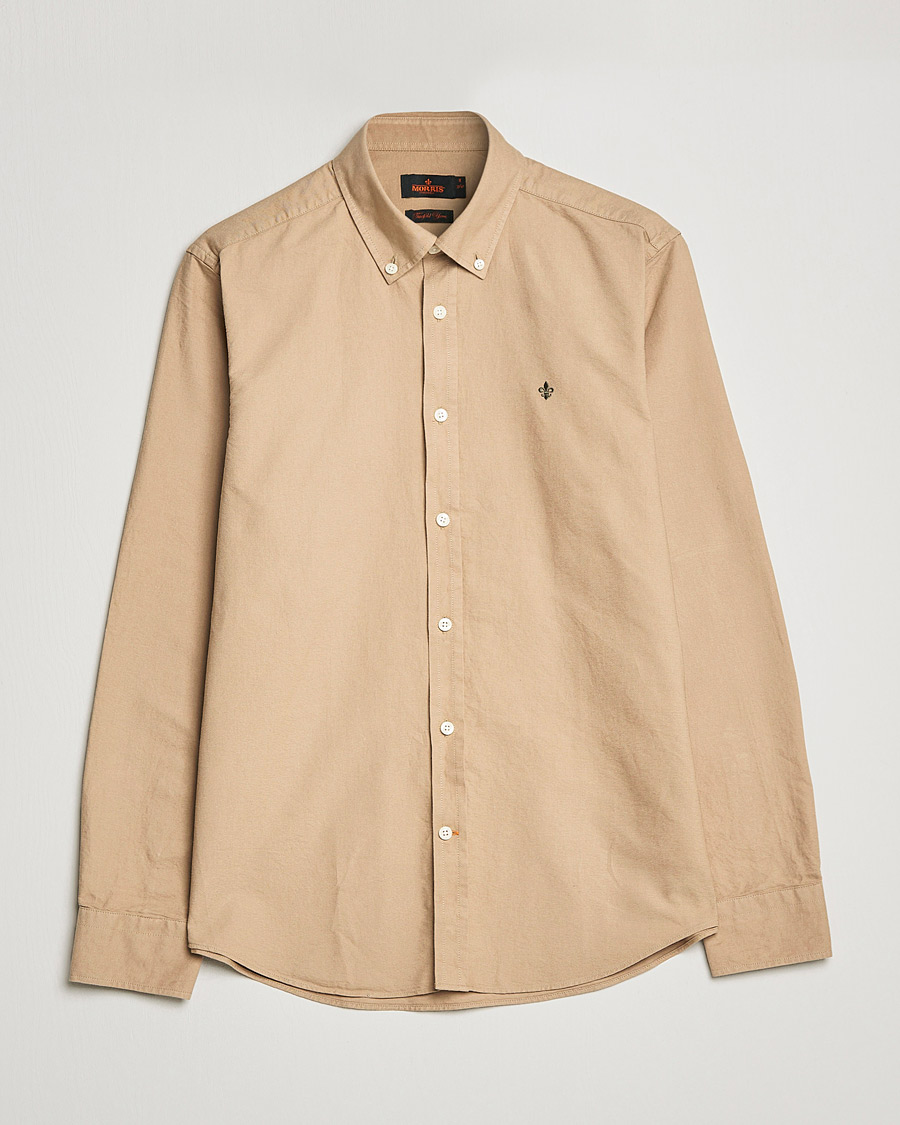 Herre | Skjorter | Morris | Douglas Oxford Shirt Khaki