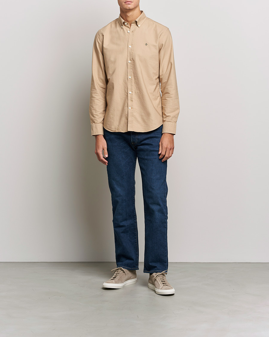 Herre | Skjorter | Morris | Douglas Oxford Shirt Khaki
