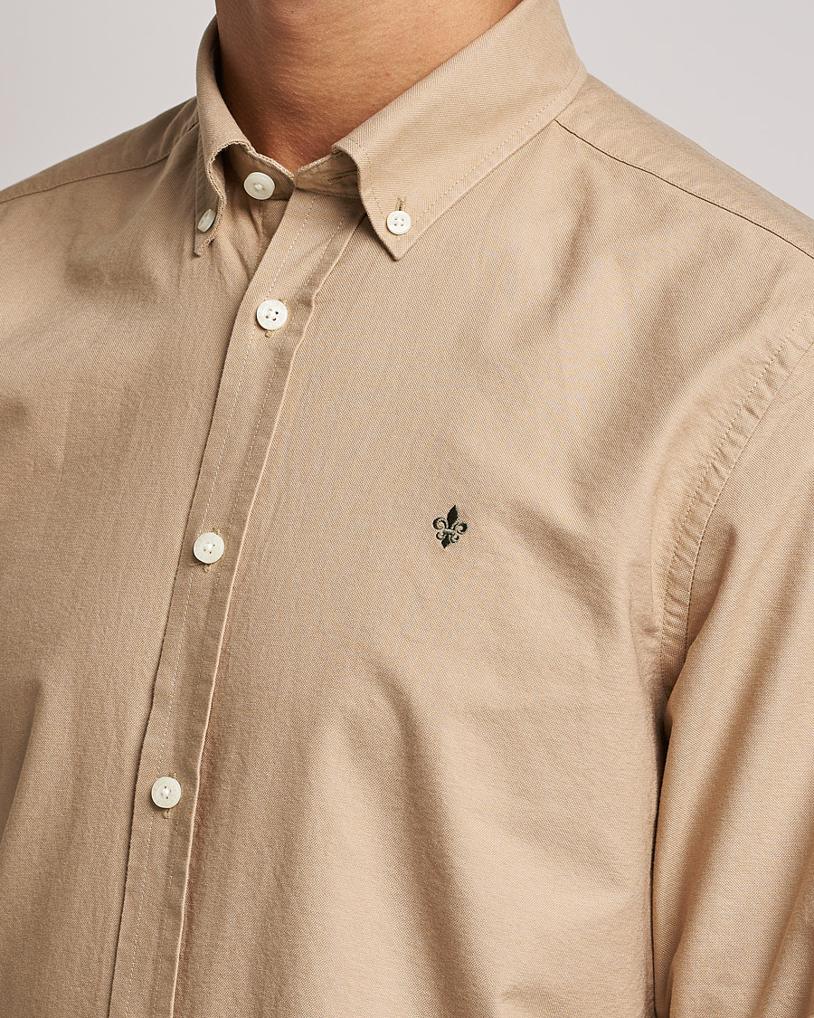 Herre | Skjorter | Morris | Douglas Oxford Shirt Khaki