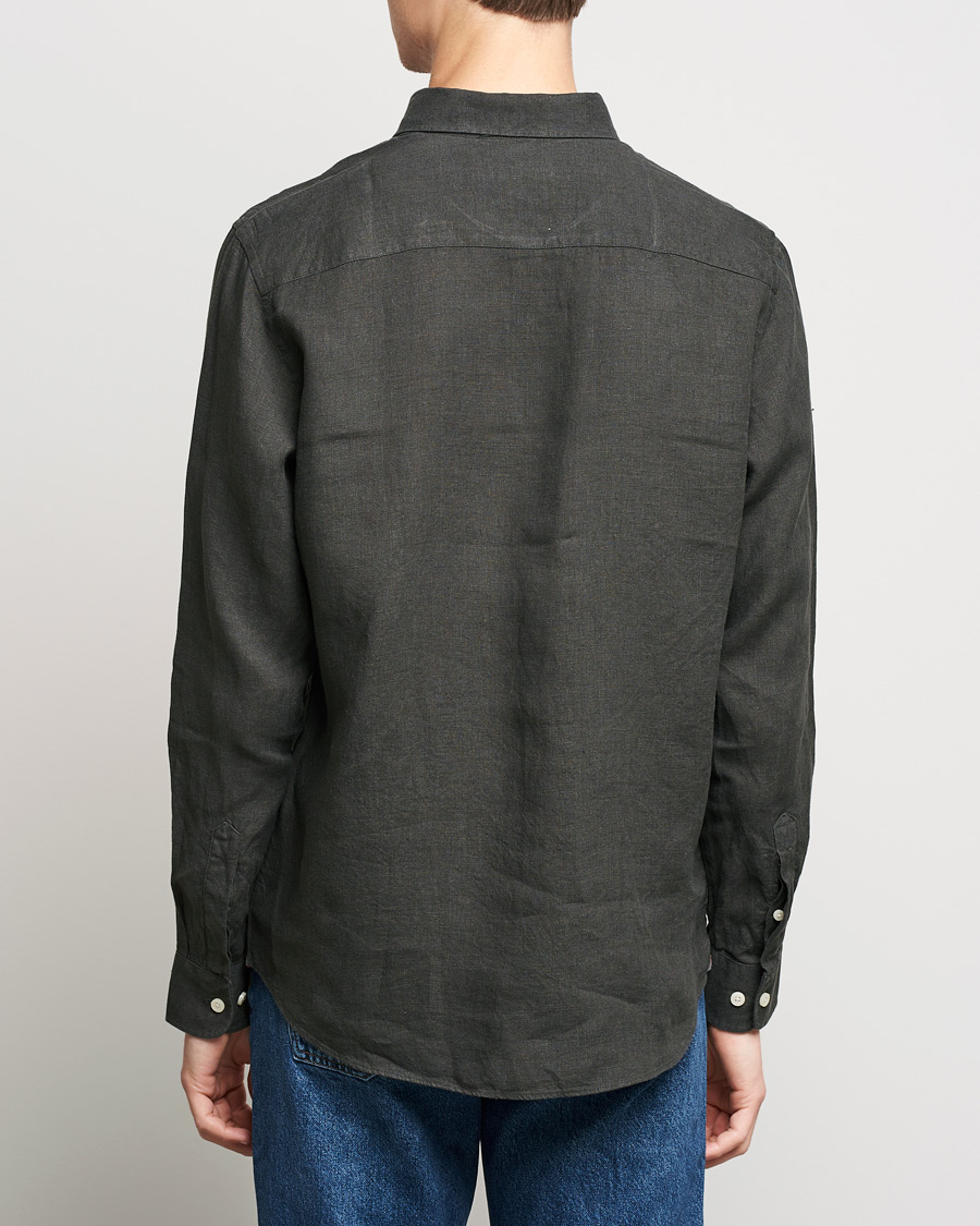 Herre | Skjorter | Morris | Douglas Linen Shirt Moss Green