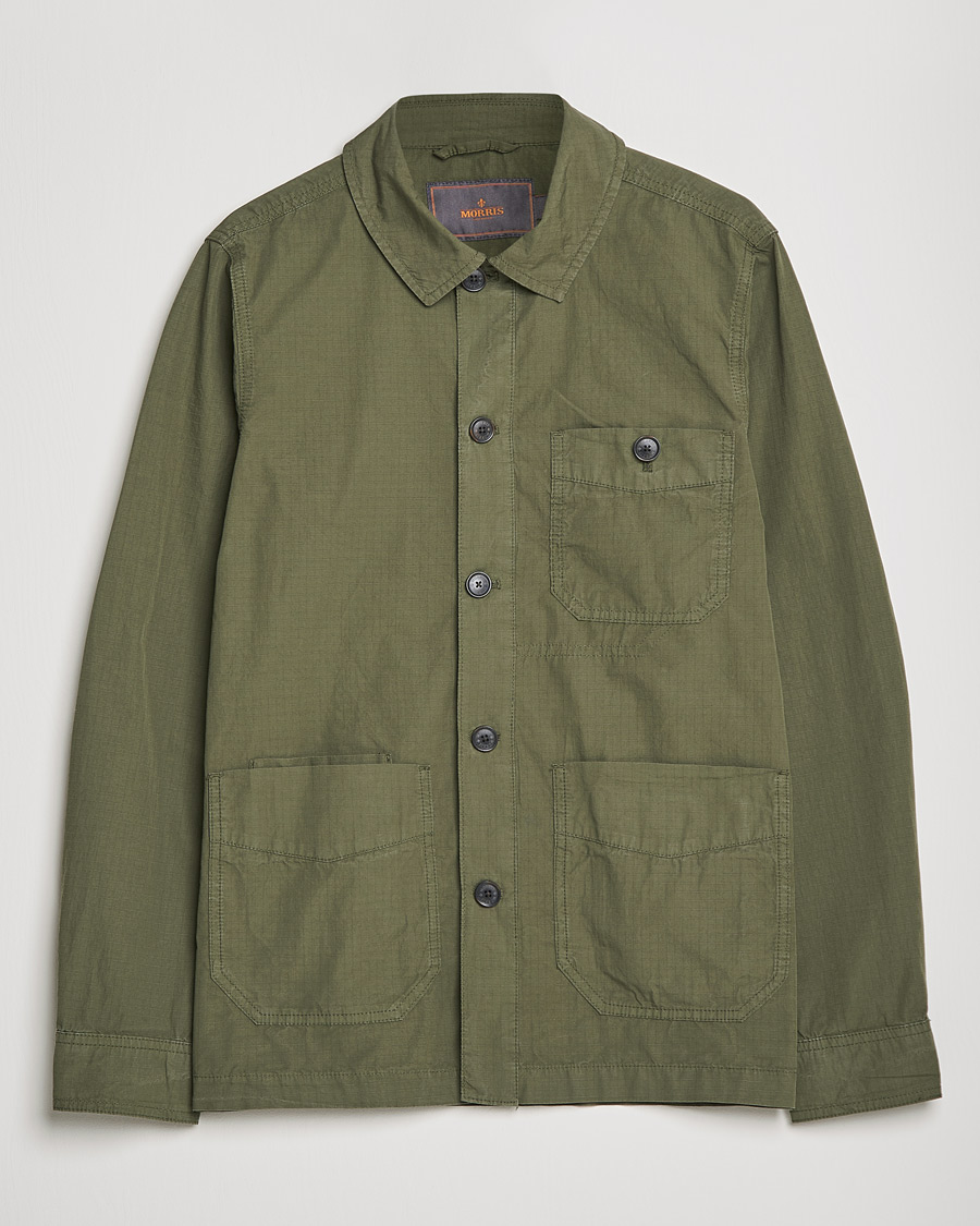 Herre |  | Morris | Morley Ripstop Shirt Jacket Olive