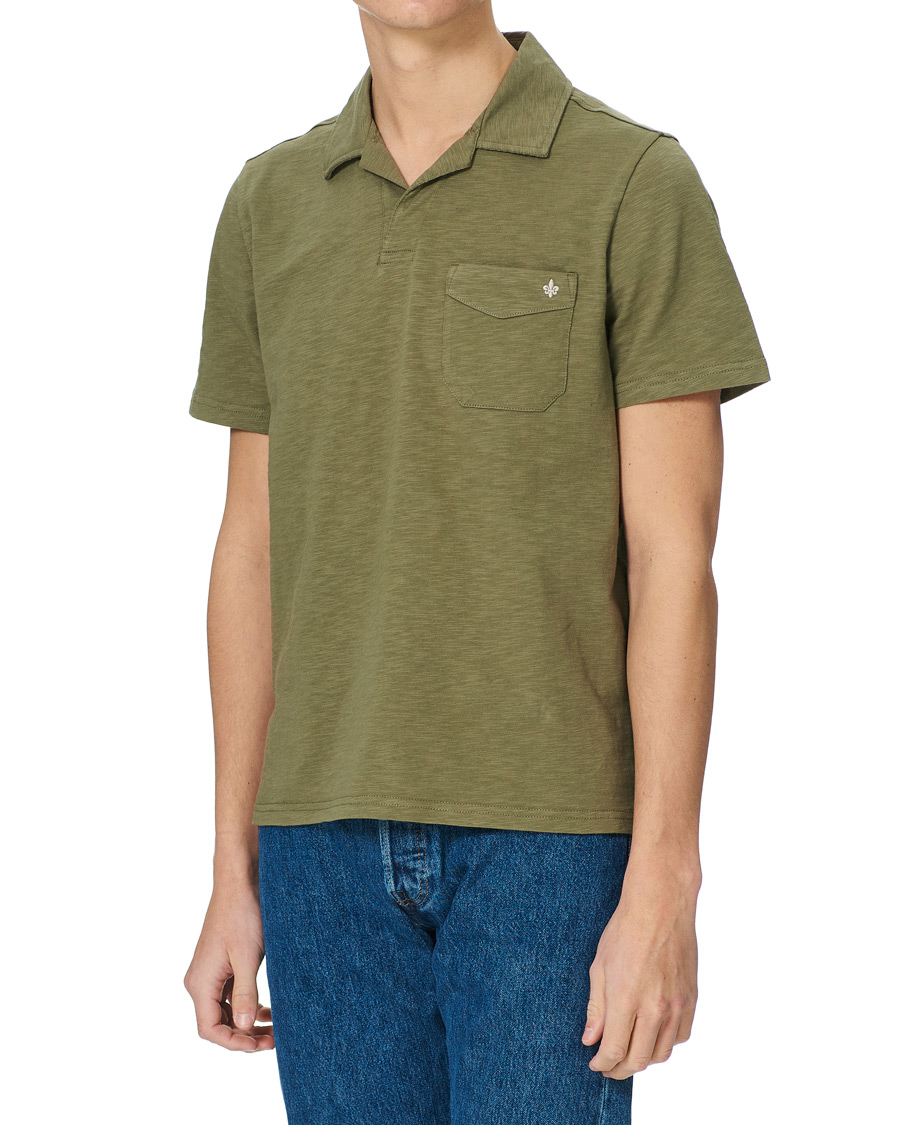 Herre | Pikéer | Morris | Clopton Cotton Blend Polo Olive