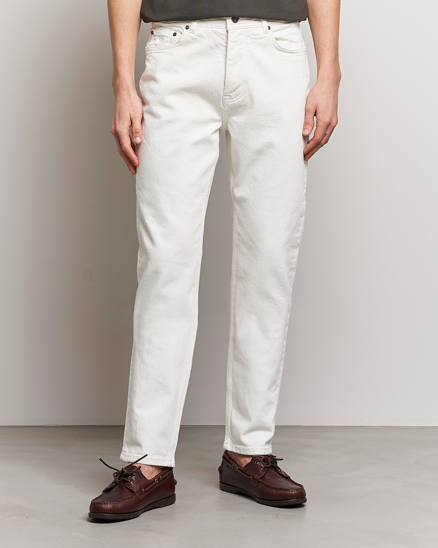 Herre | Jeans | Morris | Jermyn Cotton Jeans Off White