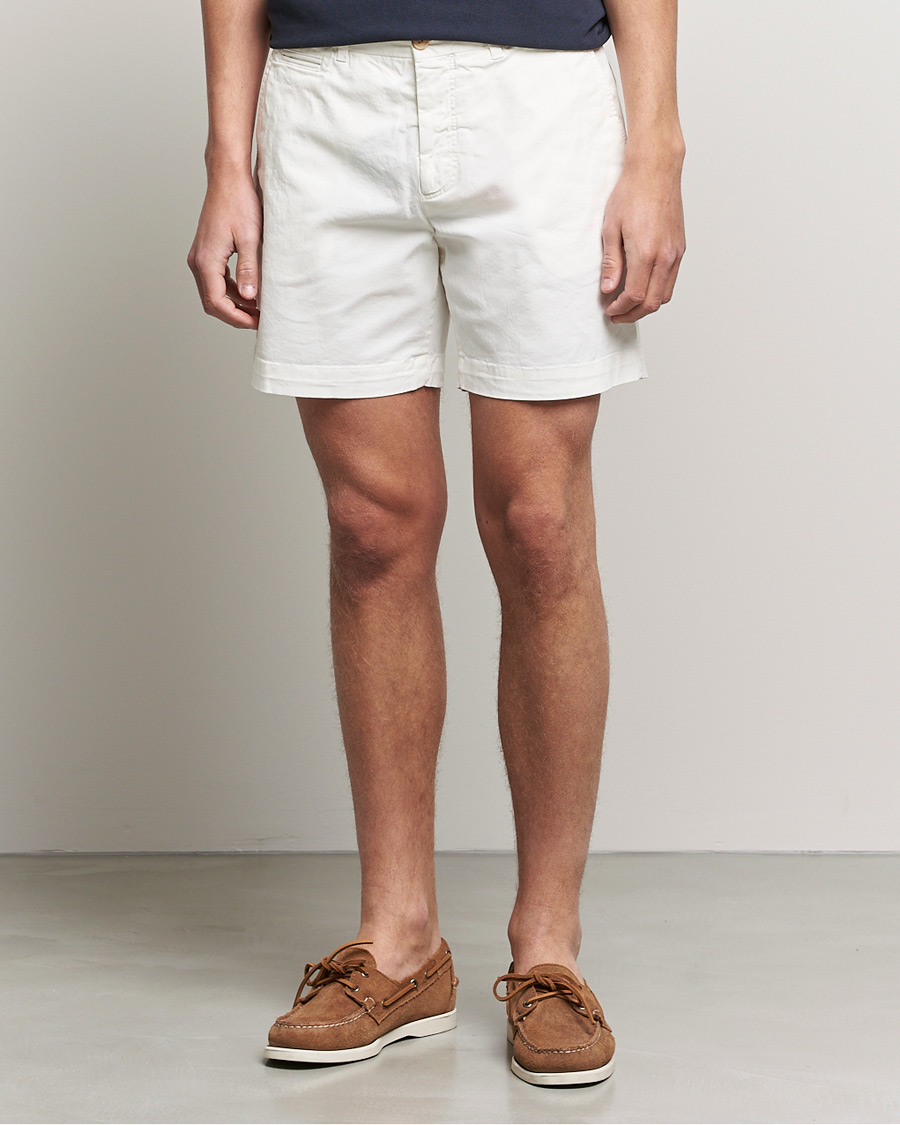 Herre | Shorts | Morris | Light Twill Chino Shorts White