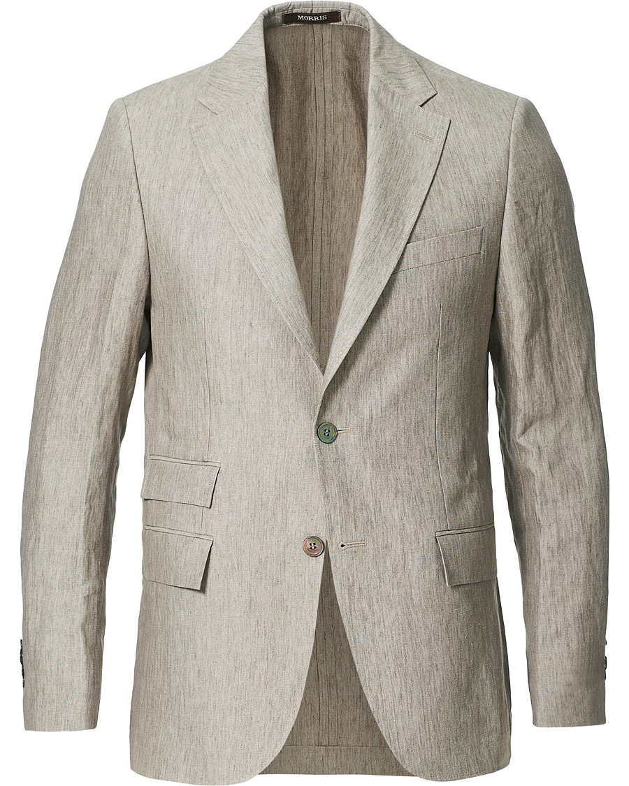 Herre | Dressjakker | Morris Heritage | Keith Linen Suit Blazer Khaki