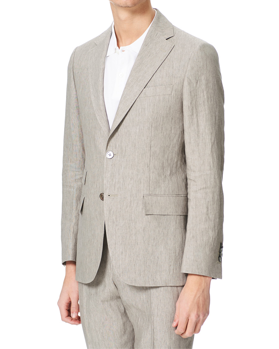 Herre |  | Morris Heritage | Keith Linen Suit Blazer Khaki