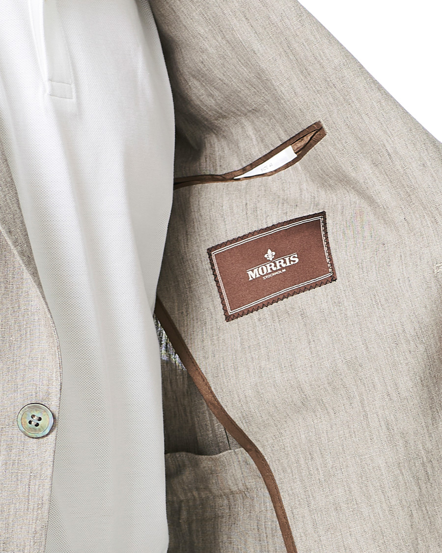 Herre | Dressjakker | Morris Heritage | Keith Linen Suit Blazer Khaki
