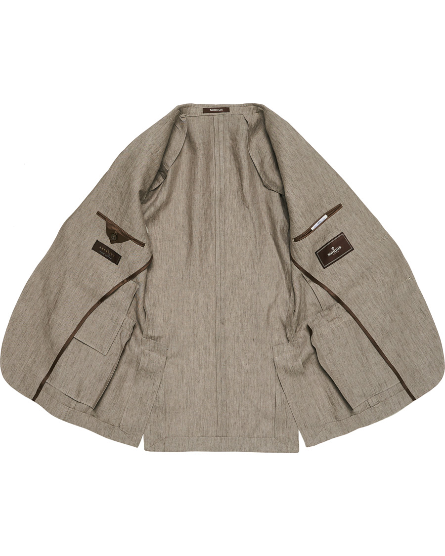 Herre | Dressjakker | Morris Heritage | Keith Linen Suit Blazer Khaki