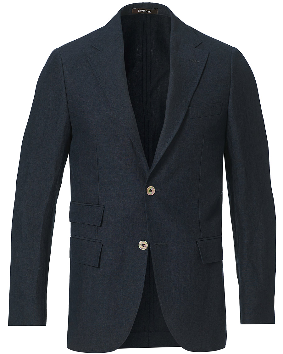 Herre | Dressjakker | Morris Heritage | Keith Linen Suit Blazer Navy
