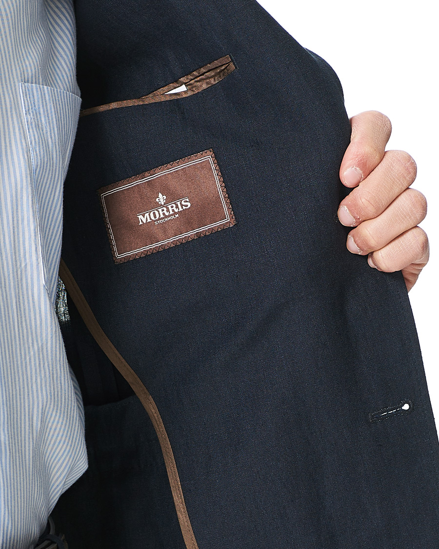 Herre | Dressjakker | Morris Heritage | Keith Linen Suit Blazer Navy