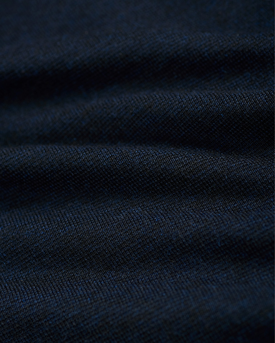 Herre | Gensere | Morris Heritage | Knitted Shirt Jacket Navy