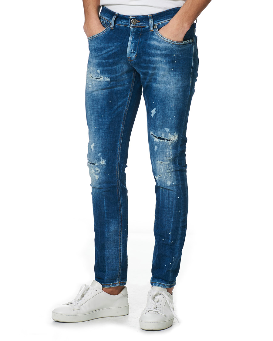 Herre | Jeans | Dondup | George Jeans Distressed Blue