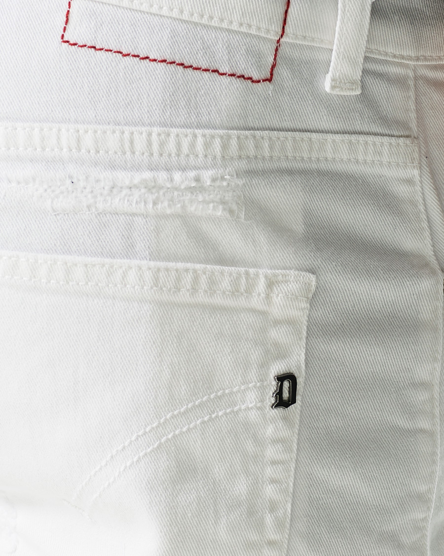 Herre | Shorts | Dondup | Derek Denim Shorts Detroyed White
