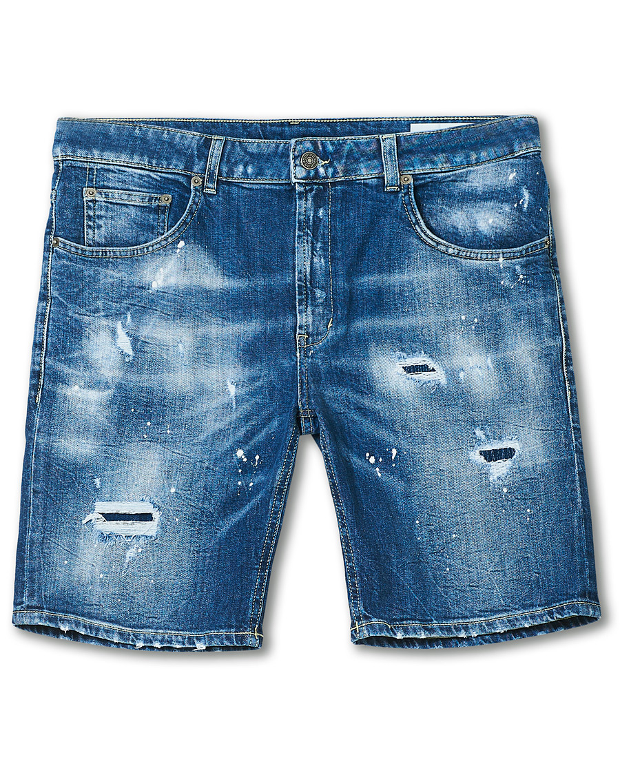 Herre | Shorts | Dondup | Derek Denim Shorts Distressed Blue