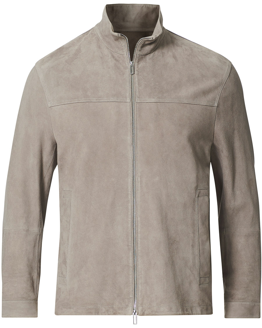 Herre | Jakker | Emporio Armani | Suede Jacket Sand