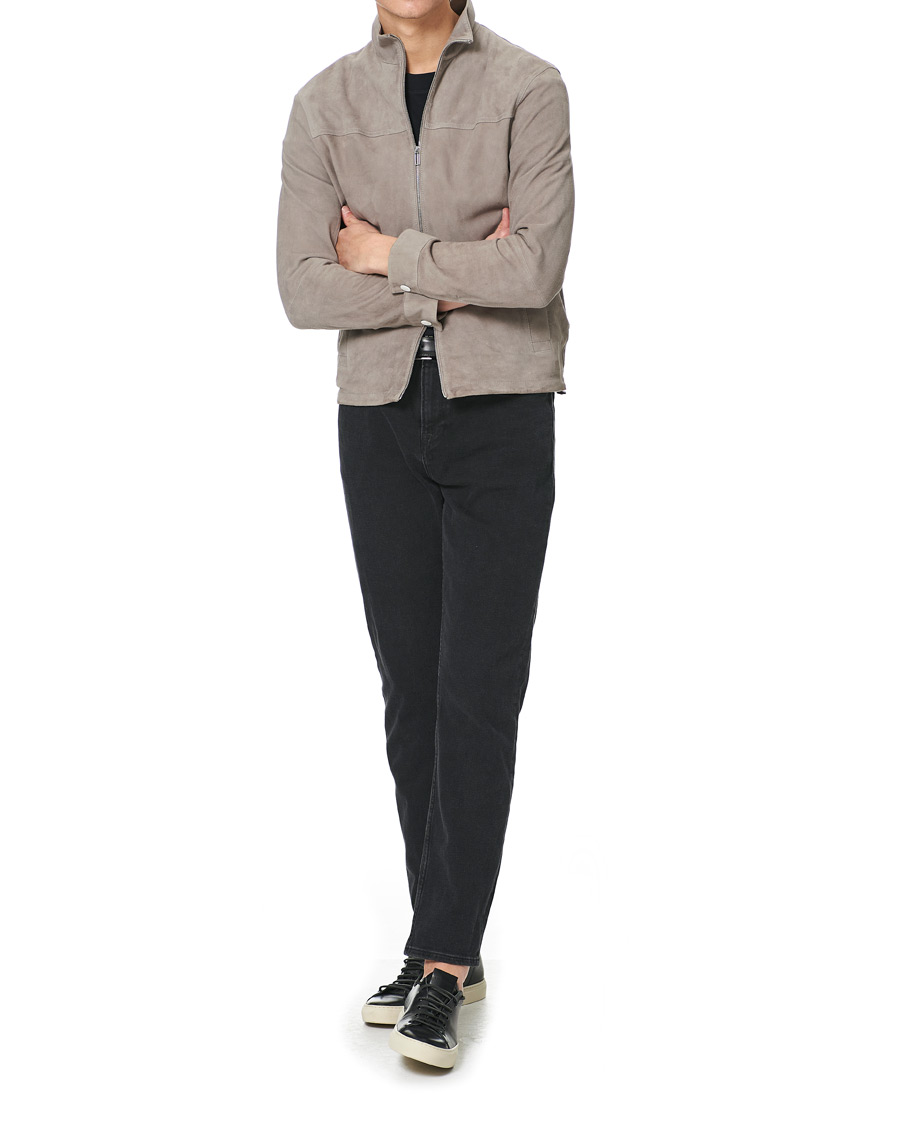 Herre | Jakker | Emporio Armani | Suede Jacket Sand