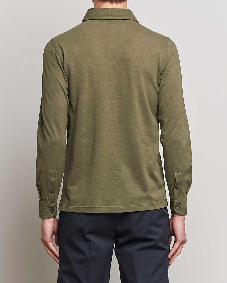 Herre | Skjorter | Gran Sasso | Popover Shirt Olive