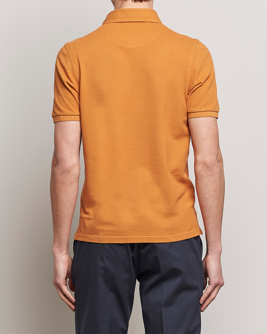 Herre | Pikéer | Gran Sasso | Washed Polo Orange