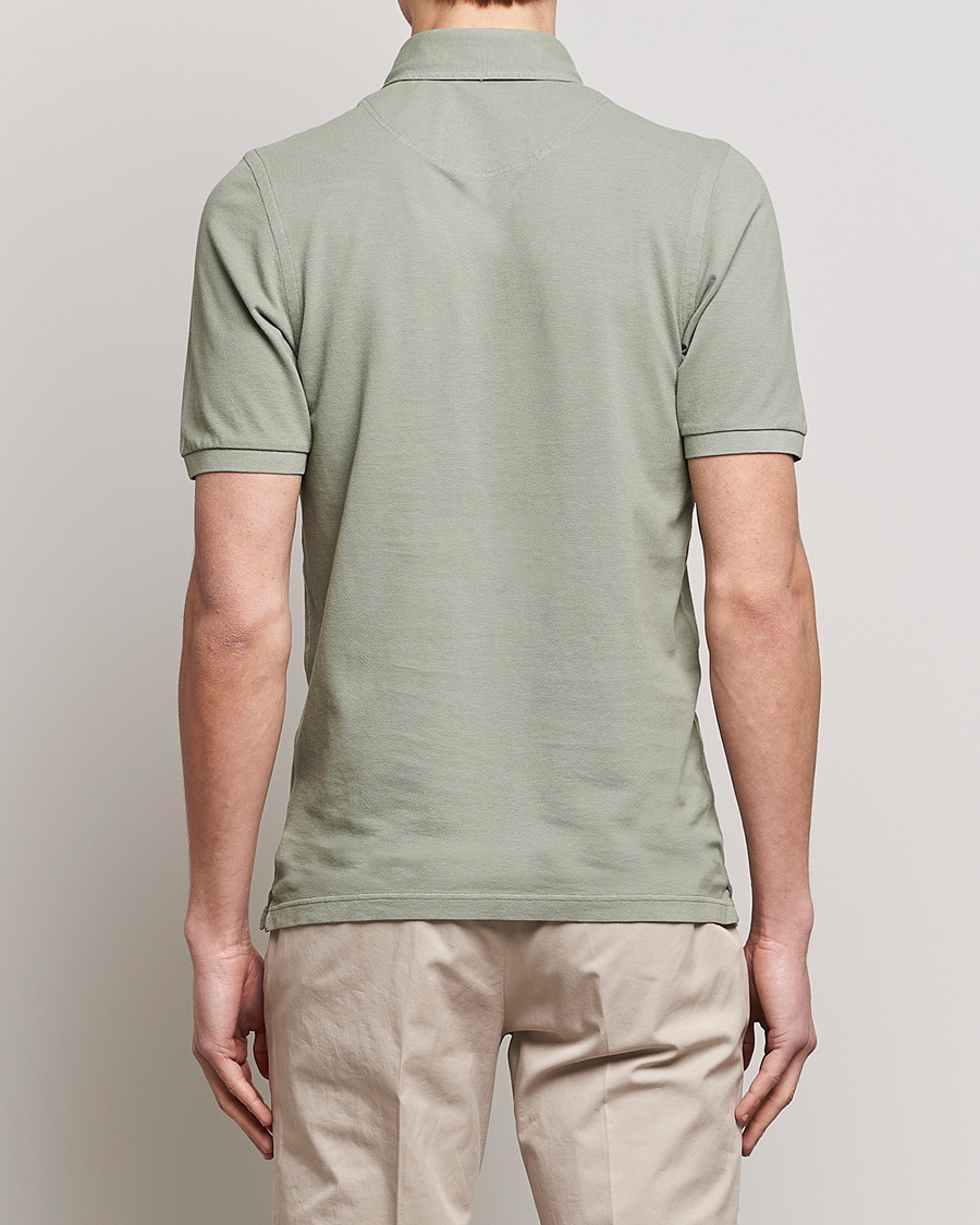 Herre | Pikéer | Gran Sasso | Washed Polo Green