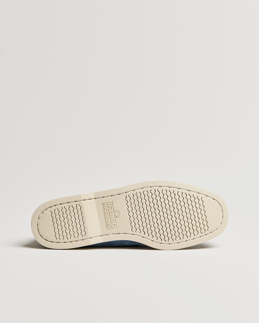 Herre | Sebago Docksides Suede Boat Shoe Indigo | Sebago | Docksides Suede Boat Shoe Indigo