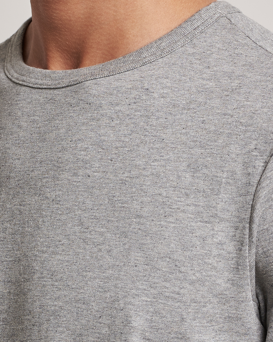 Herre | T-Shirts | Merz b. Schwanen | 1950s Classic Loopwheeled T-Shirt Grey Melange