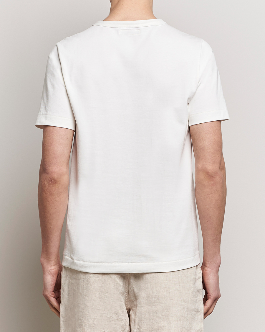 Herre | T-Shirts | Merz b. Schwanen | Relaxed Loopwheeled Sturdy Tee White