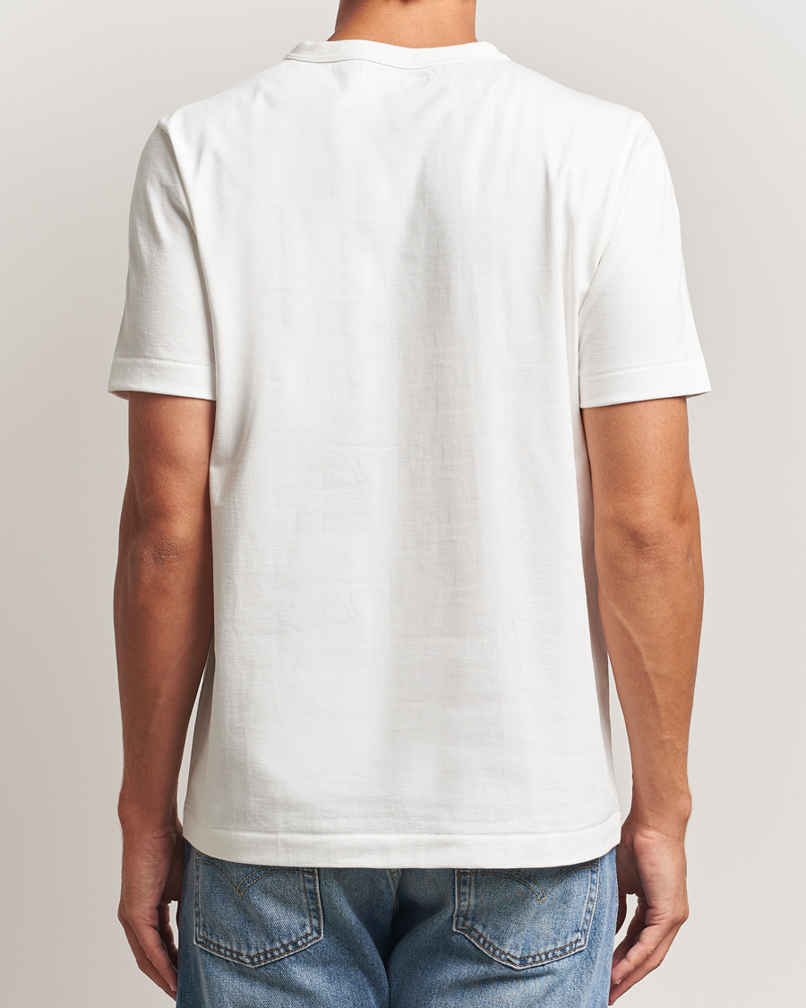 Herre | T-Shirts | Merz b. Schwanen | Relaxed Fit Loopwheeled T-Shirt White