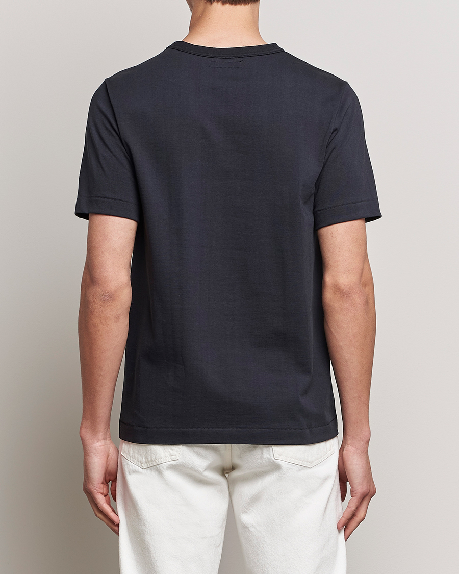 Herre | T-Shirts | Merz b. Schwanen | Relaxed Loopwheeled Sturdy T-Shirt Charcoal