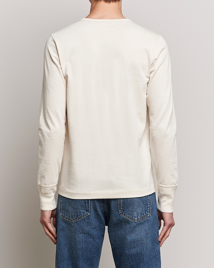 Herre | Gensere | Merz b. Schwanen | Classic Organic Cotton Henley Sweater Nature
