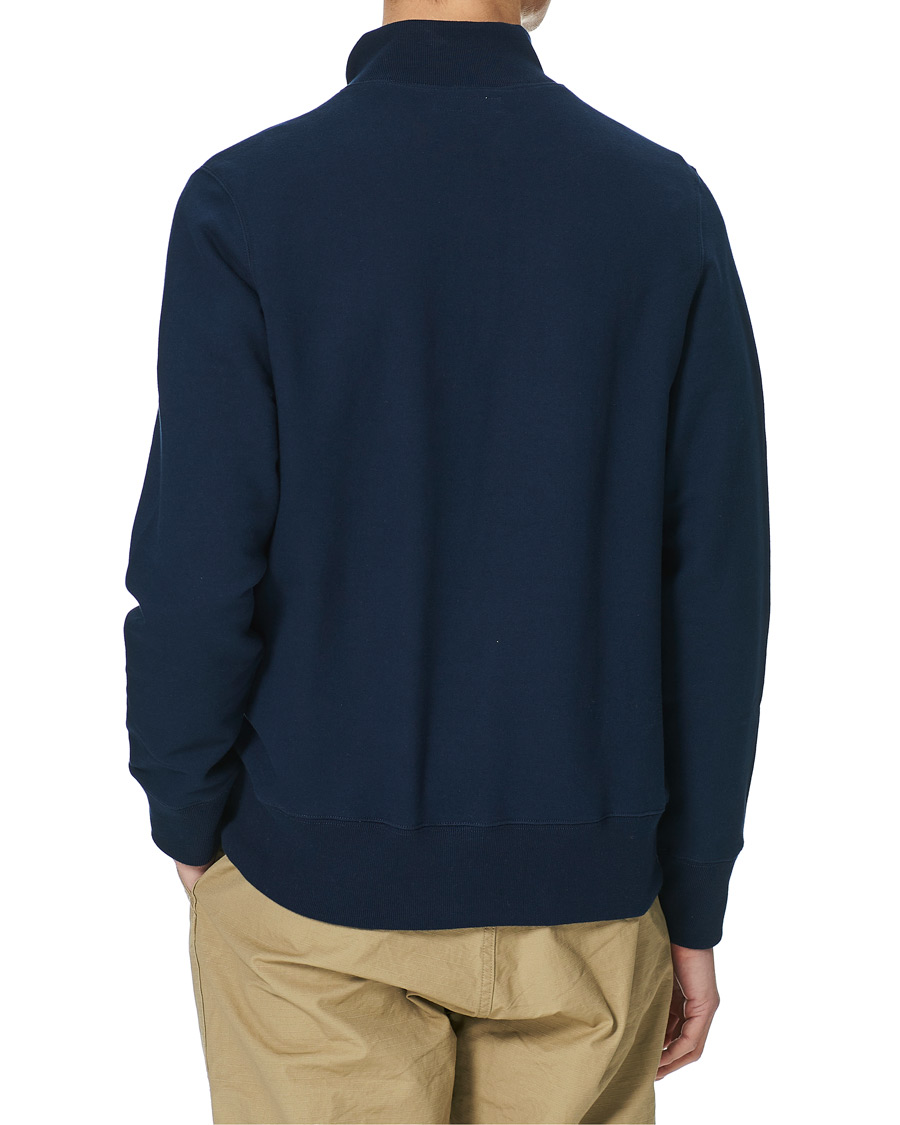 Herre | Gensere | Merz b. Schwanen | Organic Cotton Half Zip Sweat Ink