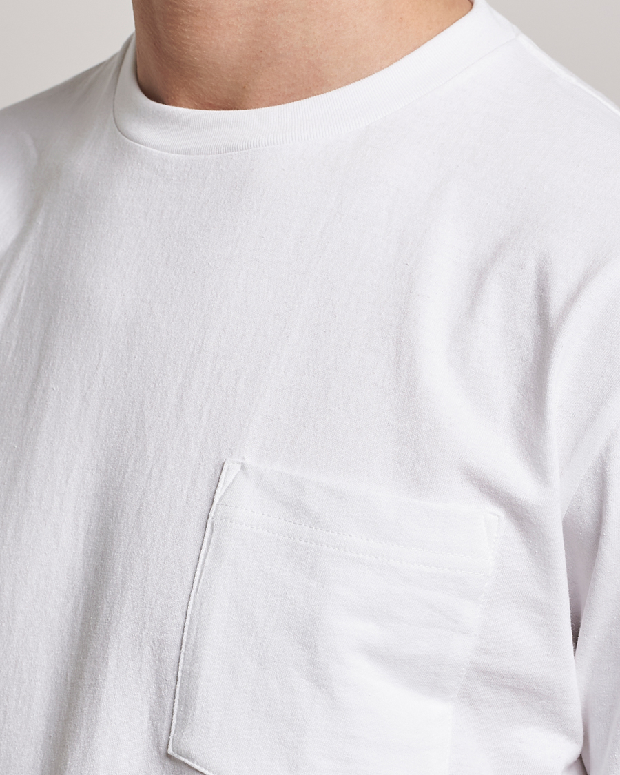 Herre | T-Shirts | BEAMS PLUS | 2-Pack Pocket T-Shirt White