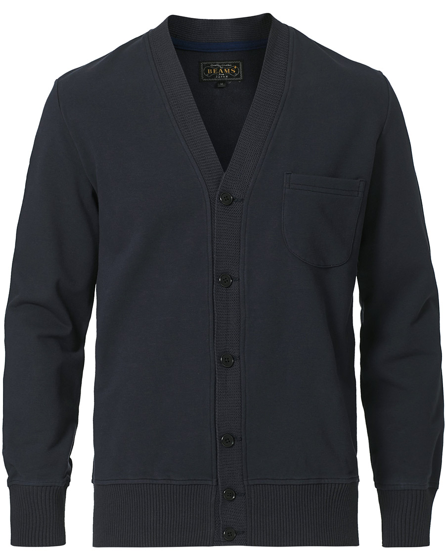 Herre | Gensere | BEAMS PLUS | Cardigan Sweater Navy