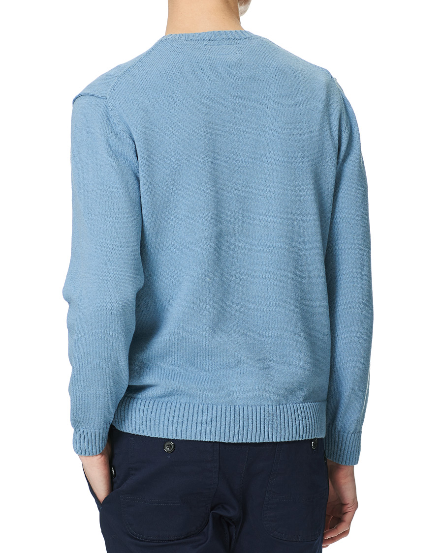 Herre | Gensere | BEAMS PLUS | Lily Yarn Crew Neck Sax Blue