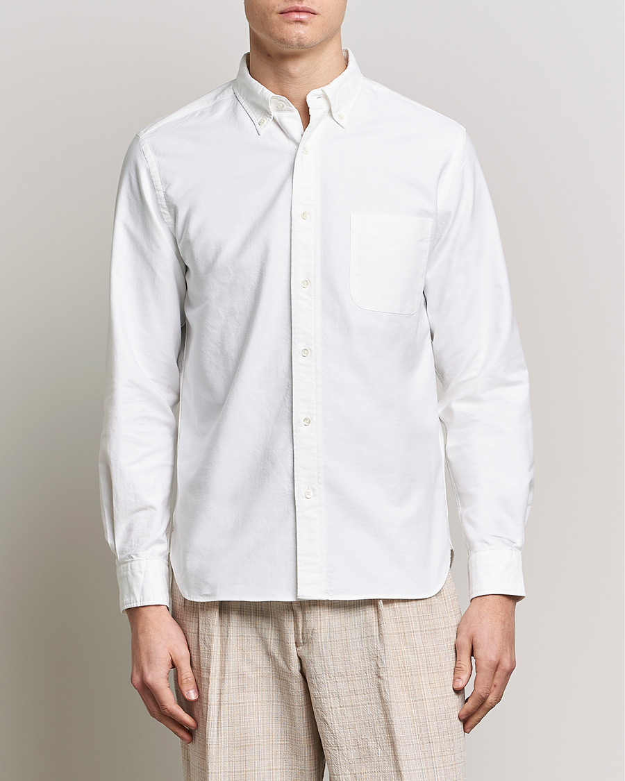 Herre | Preppy Authentic | BEAMS PLUS | Oxford Button Down Shirt White