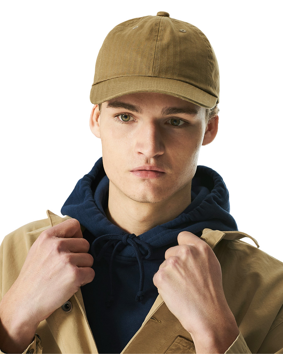 Herre | BEAMS PLUS 6 Panel Cap Khaki | BEAMS PLUS | 6 Panel Cap Khaki