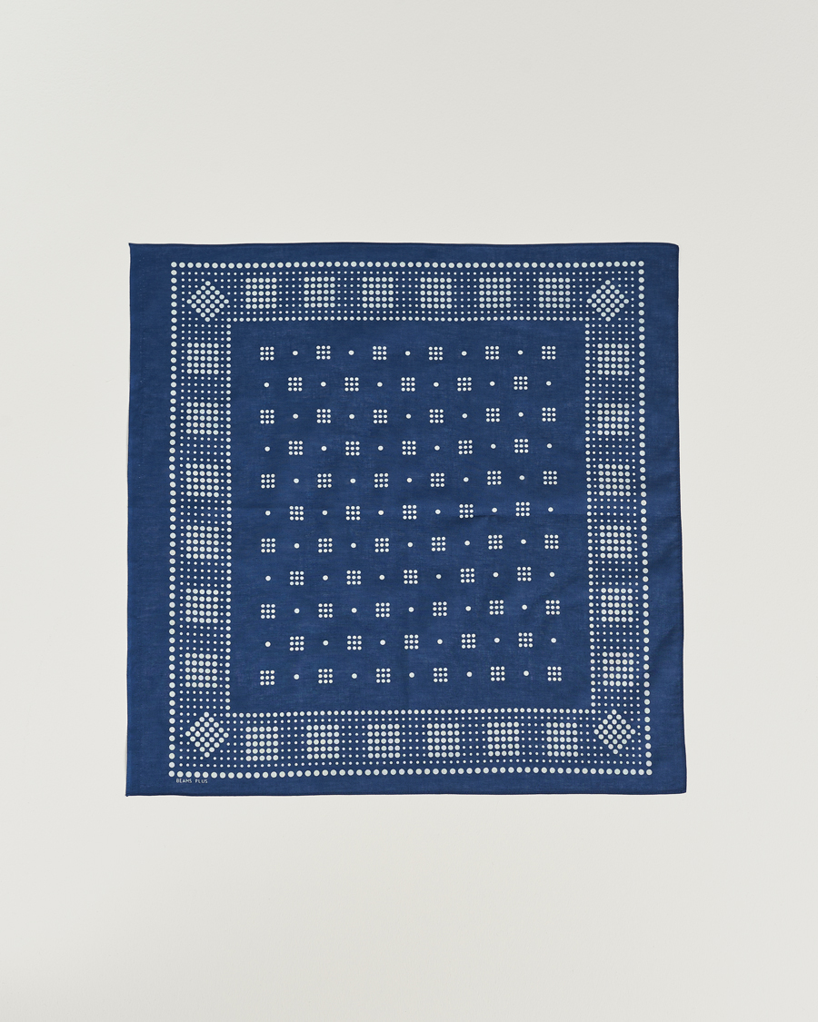 Herre | BEAMS PLUS Bandana 2-Pack Navy | BEAMS PLUS | Bandana 2-Pack Navy