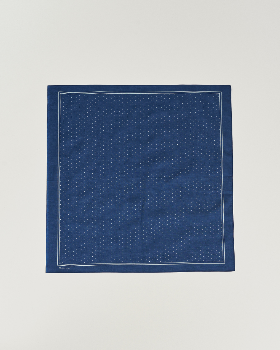 Herre | BEAMS PLUS Bandana 2-Pack Navy | BEAMS PLUS | Bandana 2-Pack Navy