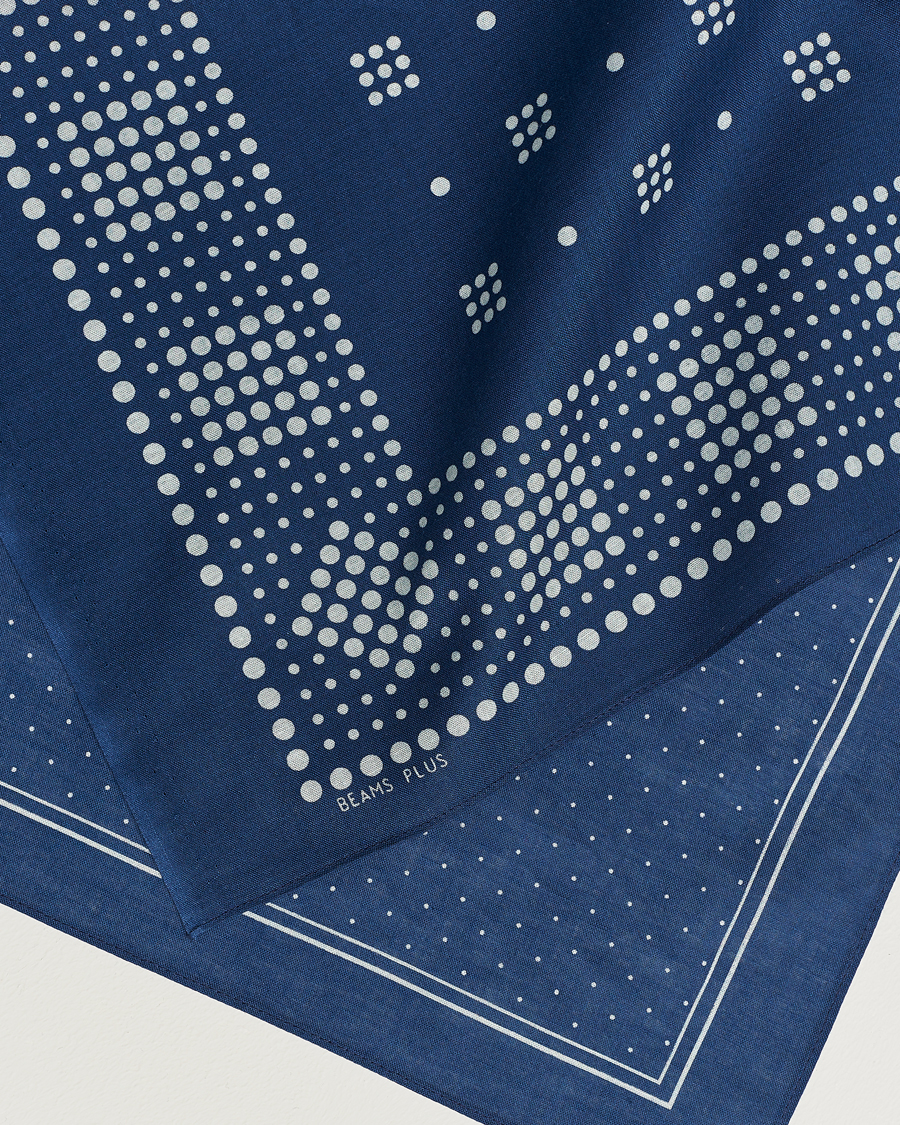 Herre | BEAMS PLUS Bandana 2-Pack Navy | BEAMS PLUS | Bandana 2-Pack Navy