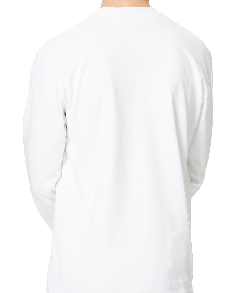 Herre | T-Shirts | The North Face | Heritage Printed Long Sleeve Tee White