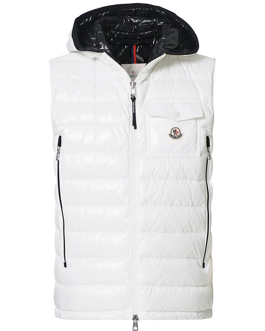 Herre | Jakker | Moncler | Ragot Hooded Down Vest White