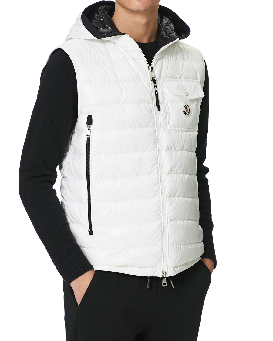 Herre | Jakker | Moncler | Ragot Hooded Down Vest White