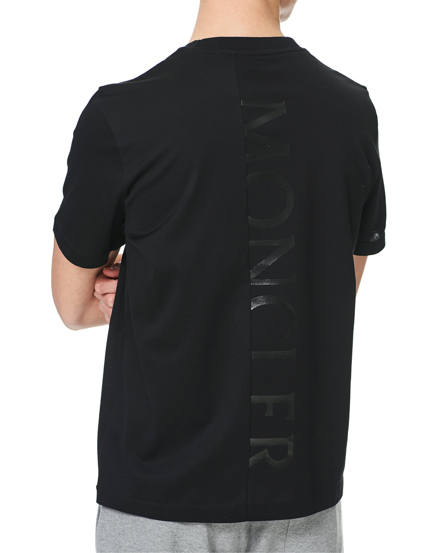 Herre | T-Shirts | Moncler | Back Print Tee Black